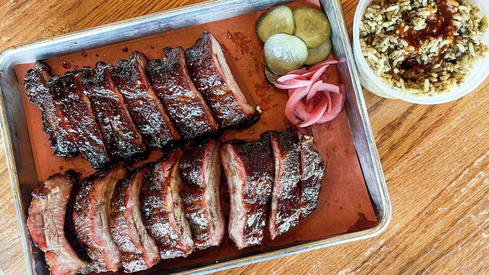 Gatlin's BBQ makes some of the city's best baby back ribs, available on the daily menu.