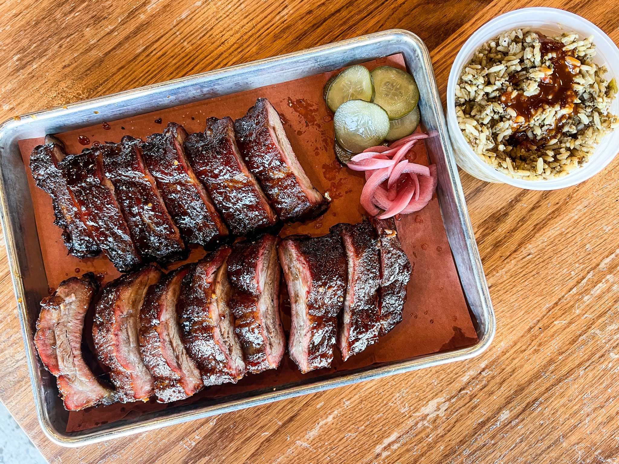 Baby back ribs hit Houston's modern barbecue joint menu