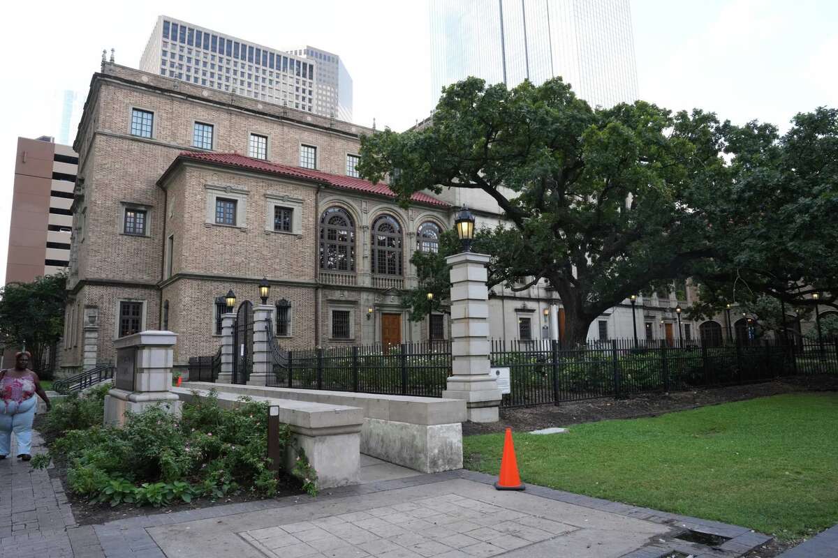 Houston Public Library's Julia Ideson Building is seen Thursday, Sept. 28, 2023, in Houston.