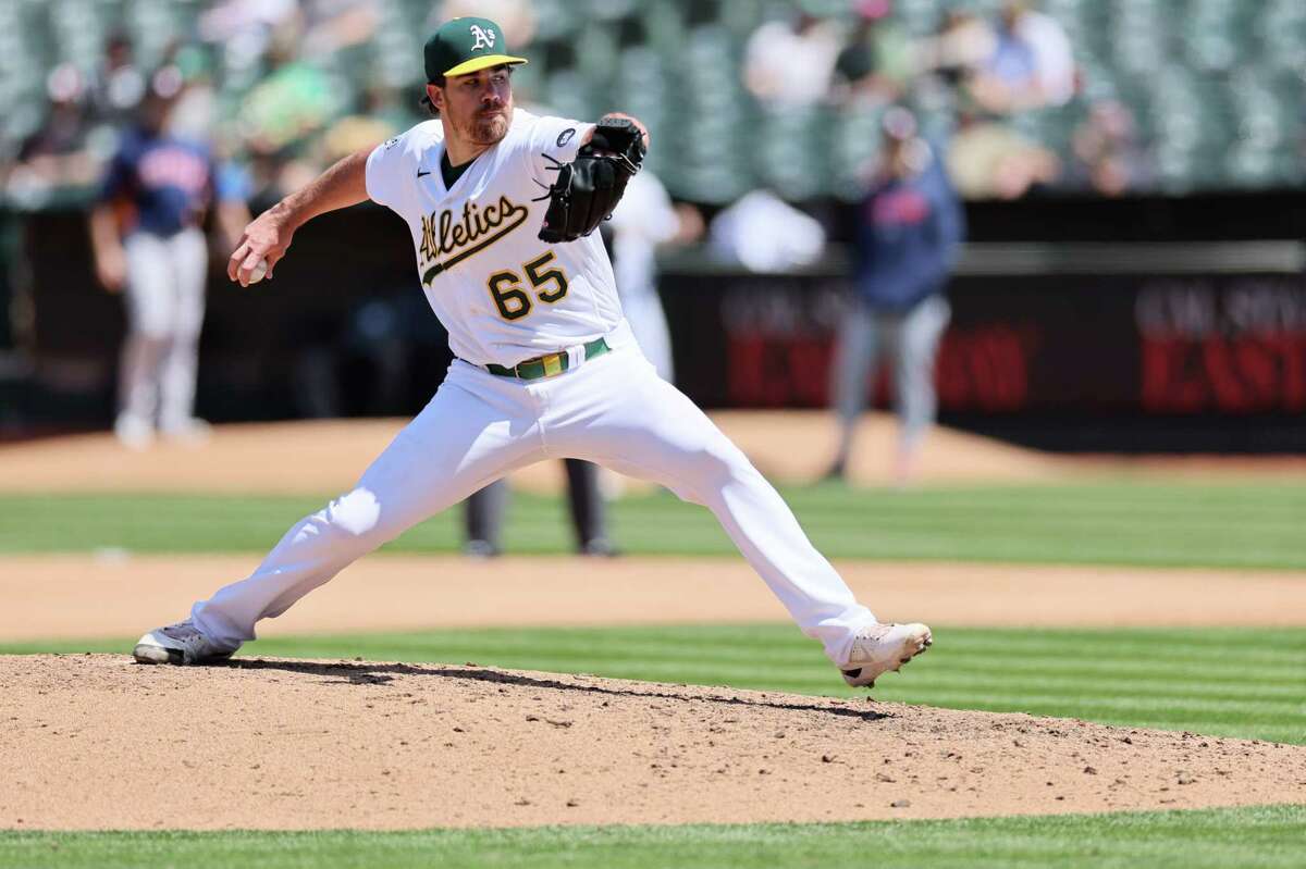 Oakland A's reliever Trevor May ready to lead young bullpen