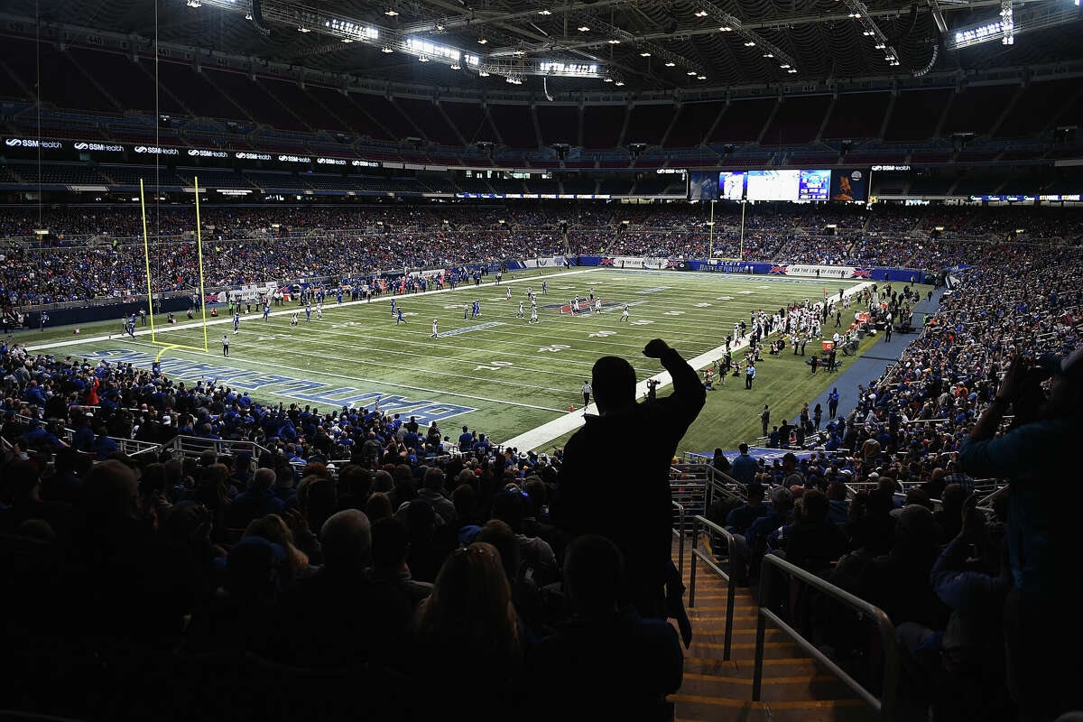 St. Louis BattleHawks celebrate the return of professional football with  XFL home opener in The Dome