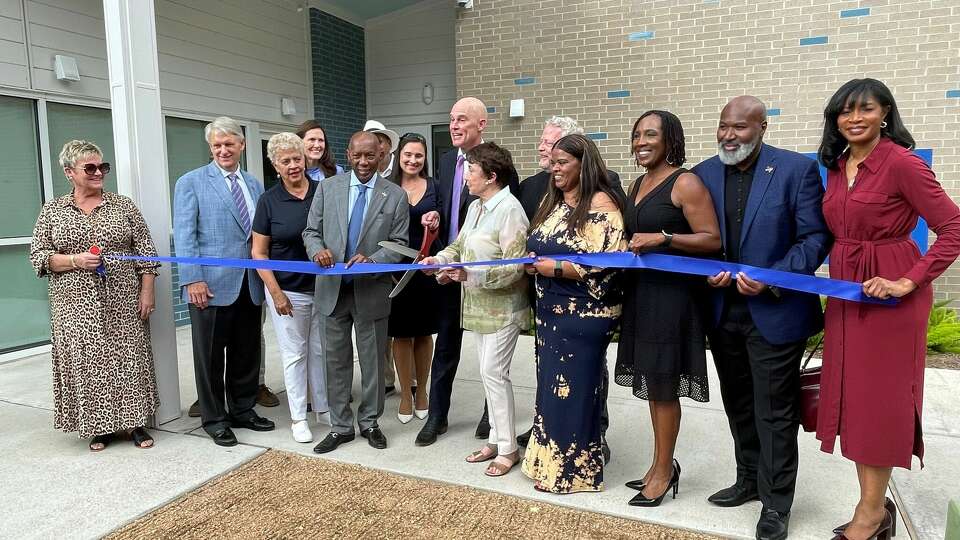 The Mayor's Office and Bezos Academy leadership held a ribbon cutting ceremony for the grand opening of a new preschool in South Houston.