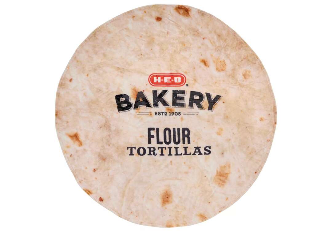 HEB brings back round flour tortilla throw blankets
