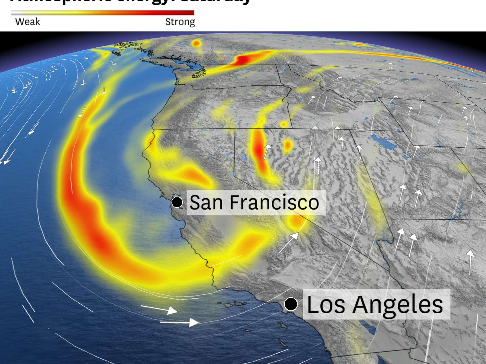 California weather: Rain, snow and a chance of thunderstorms Saturday