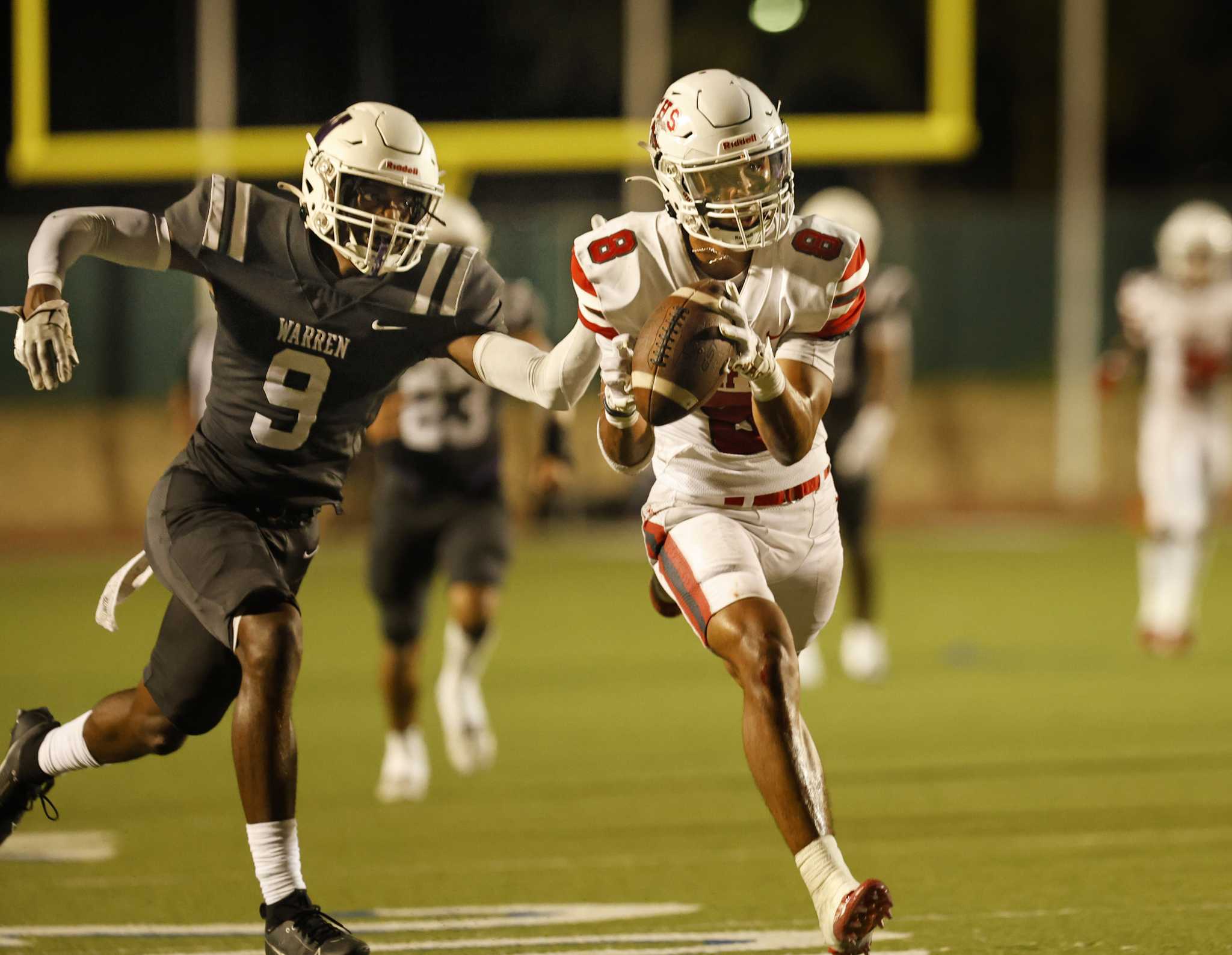 Photos: Raiders hype up local high school football teams for