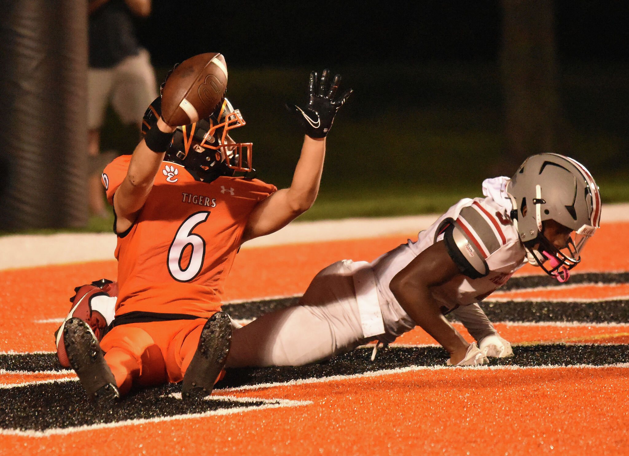 Monday Night Football game suspended; EHS grad AJ Epenesa trailing and was  one of closest to the play