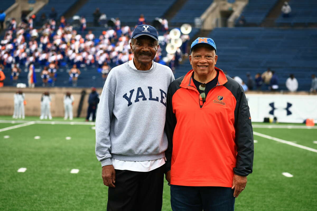 Yale's first Black captain, Levi Jackson, honored at Harmony Classic