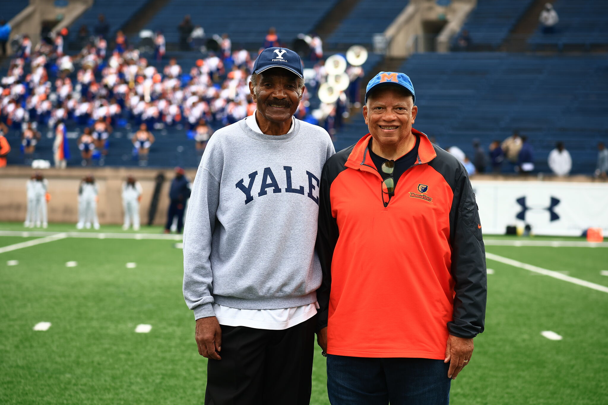 Yale's first Black captain, Levi Jackson, honored at Harmony Classic