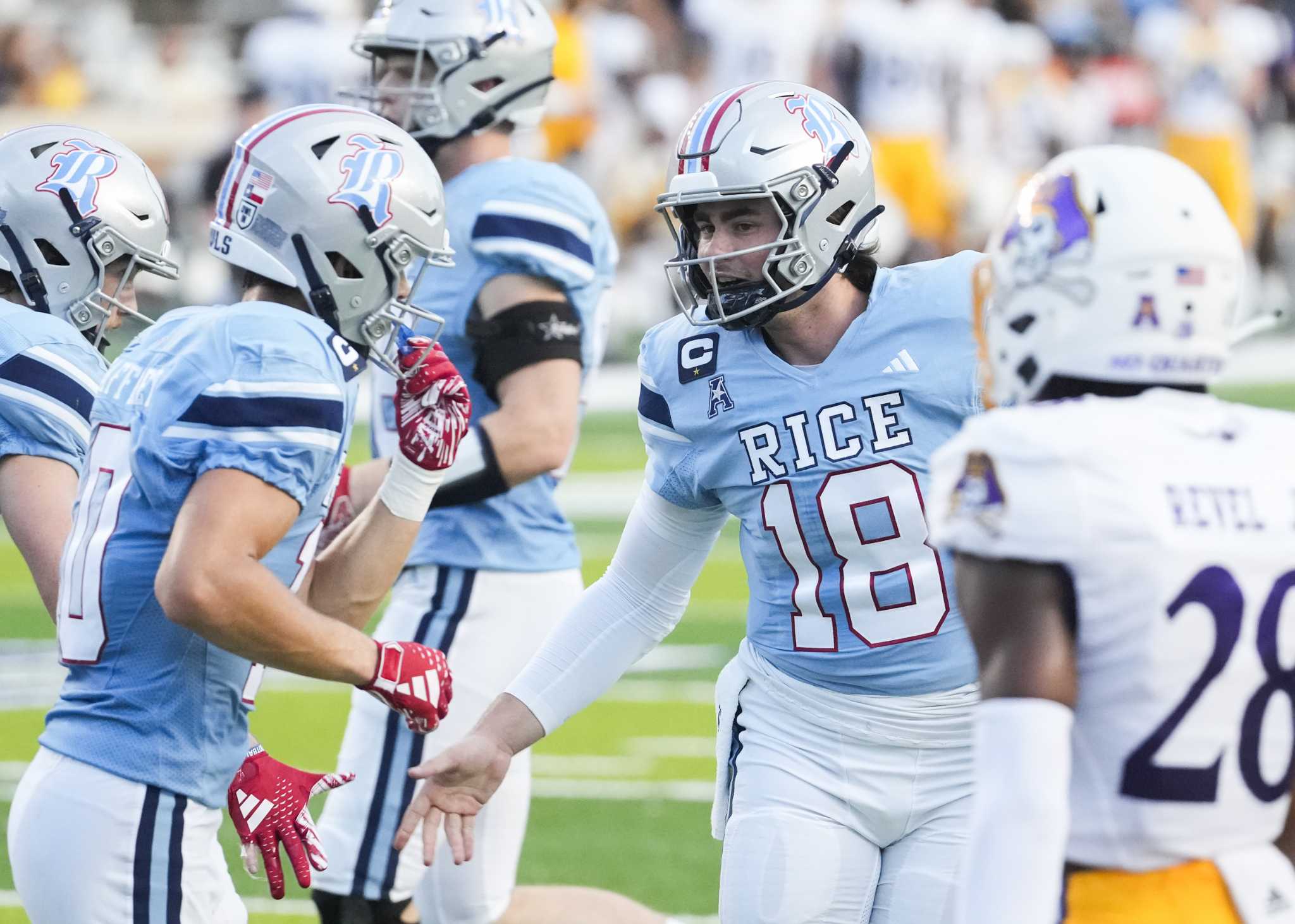 Rice football defeats East Carolina for first AAC win