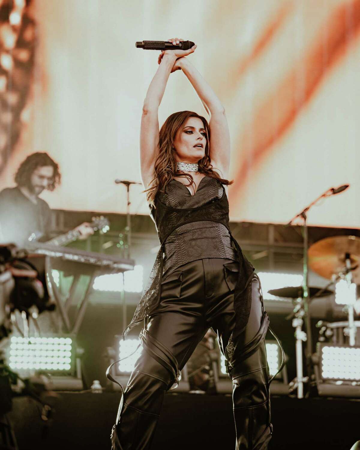 Nelly Furtado performs on the first day of the Portola Music Festival on Pier 80. It’s her first performance on an American stage in five years.