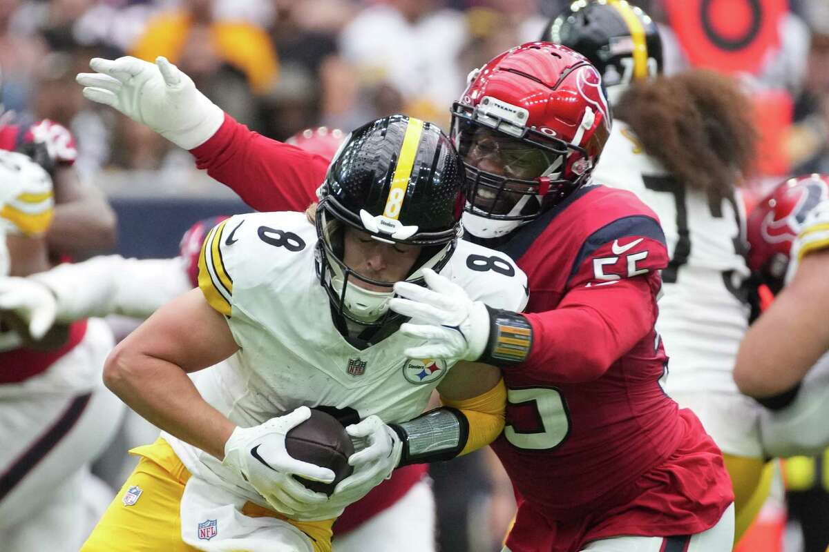 Stroud throws for 306 yards, two TDs to lead Texans over Steelers 30-6;  Pickett leaves with injury, NFL