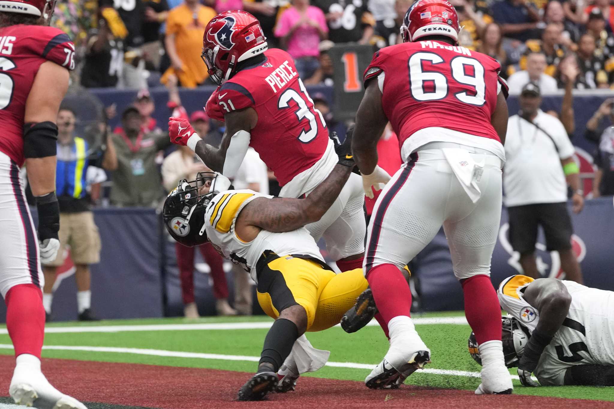 A new name appeared on the Houston Texans injury report, C.J. Stroud's load  management was discussed and offensive coordinator Bobby Slowik shared why  the run game has struggled early.