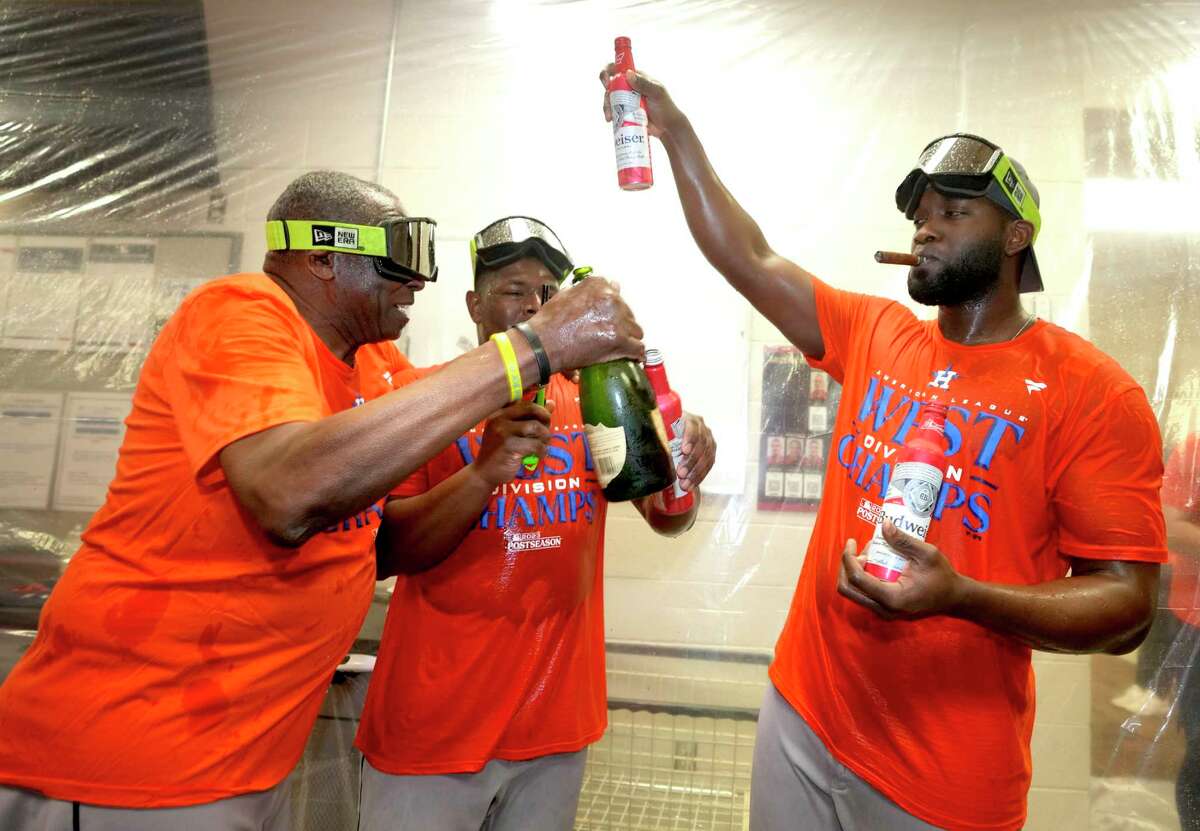 Houston Astros pitcher Lance McCullers Jr. out for Game 3 after being cut  by bottle of champagne during postgame celebration - ABC13 Houston