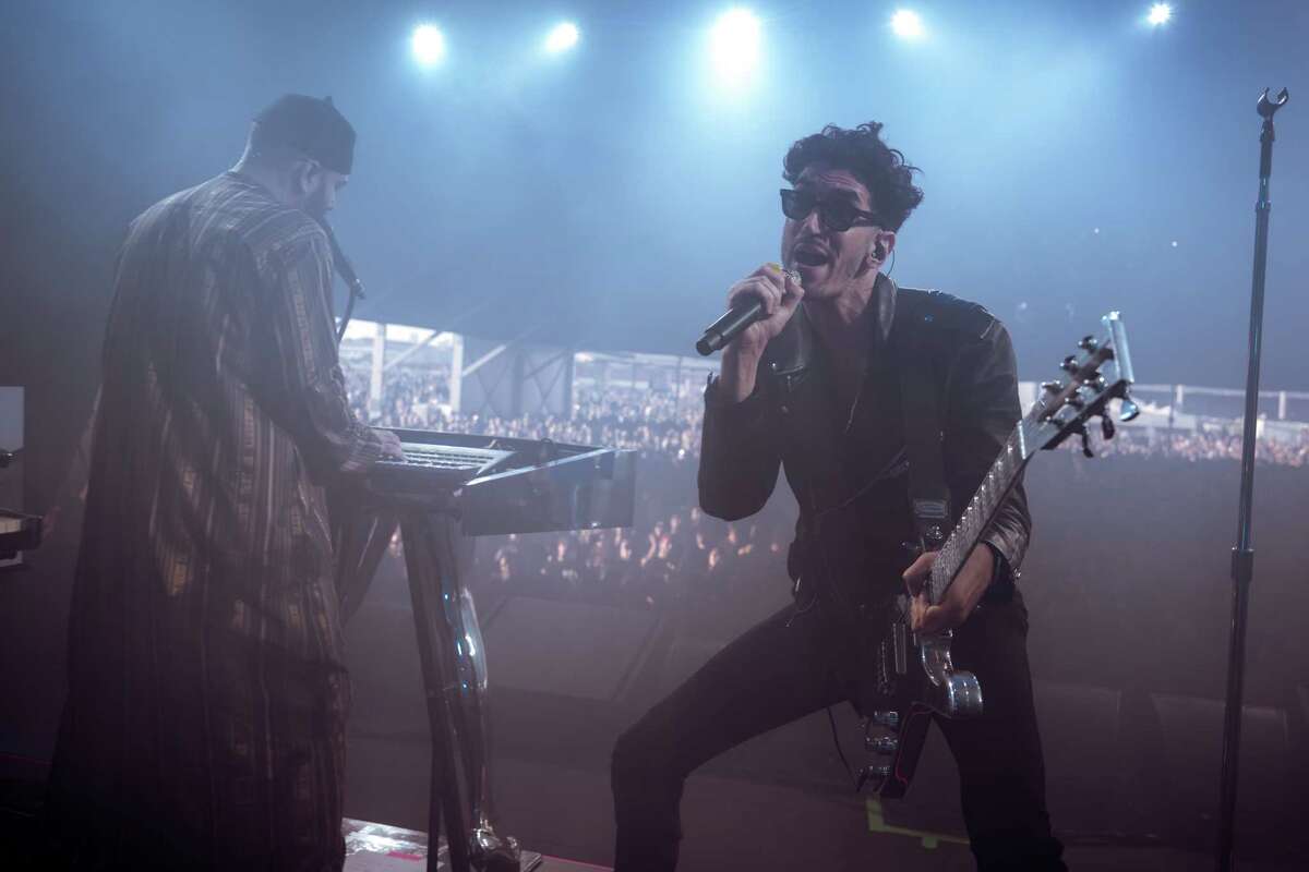 Canadian electro-funk duo, Chromeo, perform at the Portola Music Festival on Pier 80 on Saturday, Sept. 30.