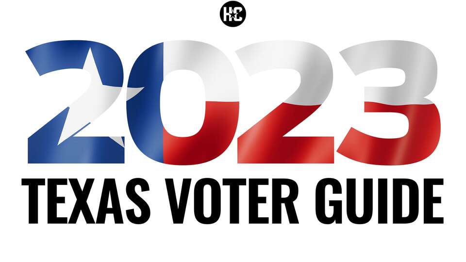 Texas Voter Guide promo image for 2023 (3x2 version)