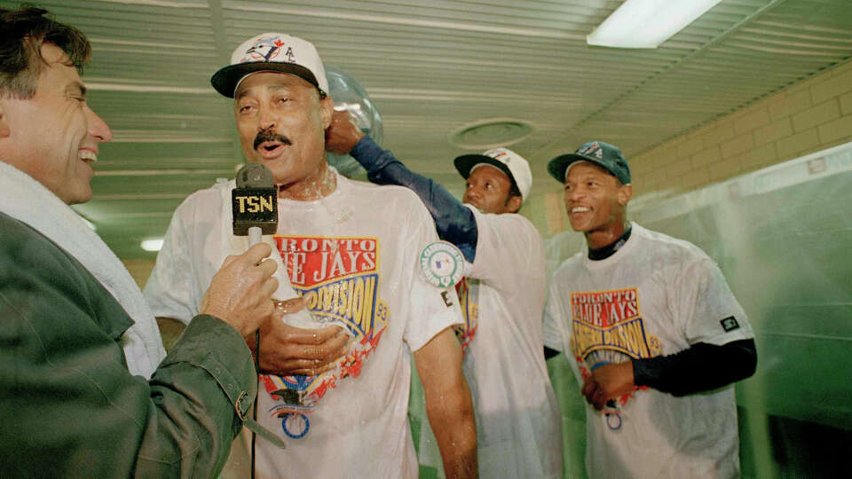 Cito Gaston was no stranger to clubhouse celebrations, managing Toronto to consecutive World Series championships in 1992 and 1993.