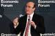 XPO Executive Chairman Brad Jacobs speaks at the Greenwich Economic Forum at Delamar Greenwich Harbor in Greenwich, Conn. Tuesday, Oct. 3, 2023.