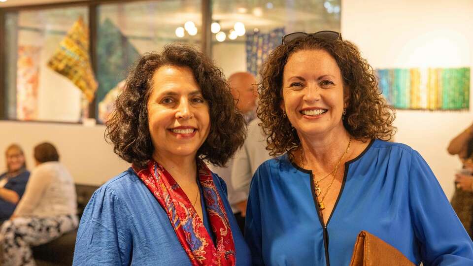 The Woodlands Arts Council's first exhibit was put together by executive director Jenny Carattini-Write and local artist and curator Annette Palmer.