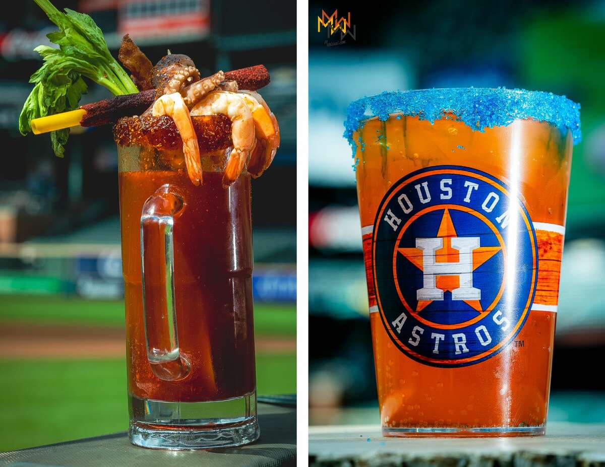 A michelada and Crush City Vodka drink are the newest alcoholic additions at Minute Maid Park for the Astros postseason. 