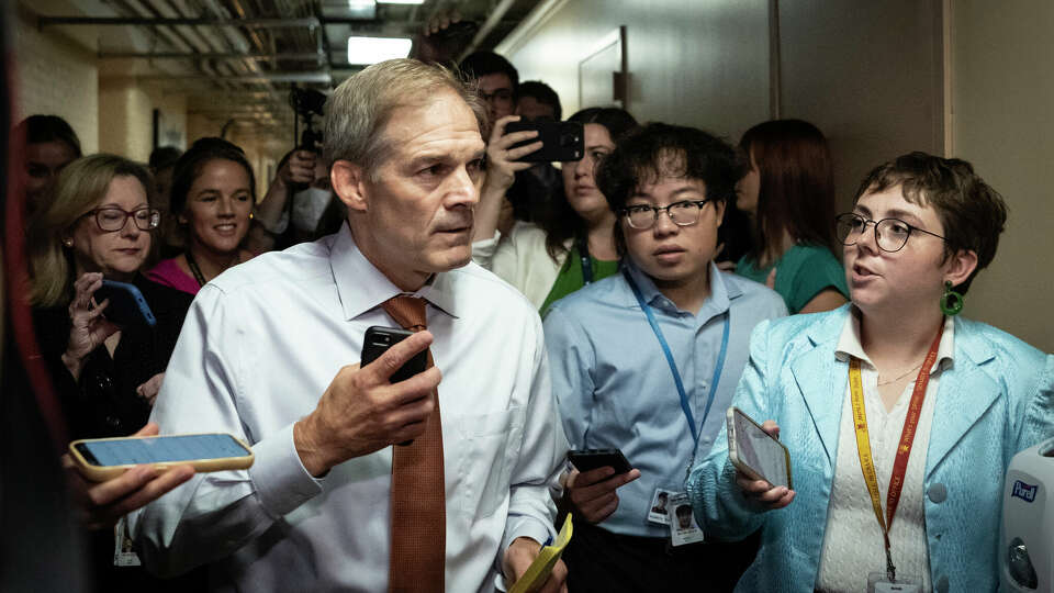 U.S. Rep. Jim Jordan (R-OH) arrives to a lunch meeting with members of the Texas Republican Congressional delegation at the U.S. Capitol October 4, 2023 in Washington, DC. Jordan said he is planning to run for Speaker of the House after former Speaker of the House Kevin McCarthy (R-CA) was ousted from the position.