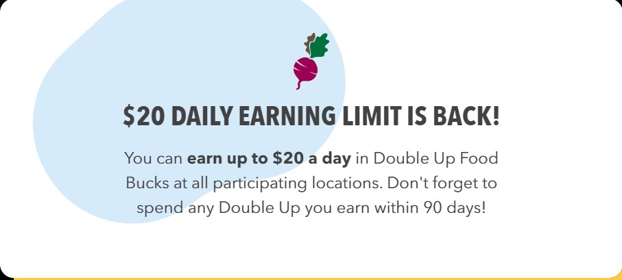 Double Up Meals Bucks doubles its quantity of fruit, veggie spending