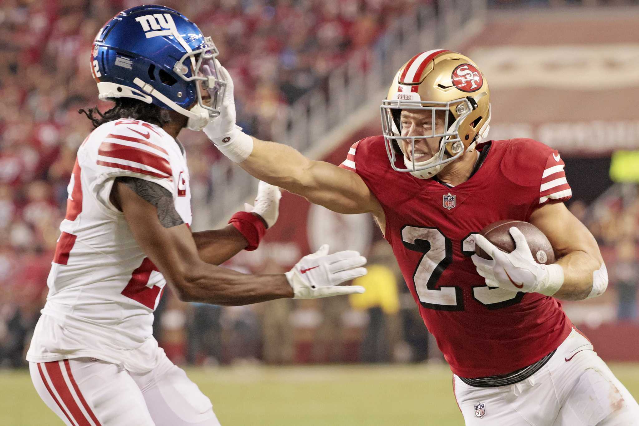 49ers count on bigger impact in Game 2 with Christian McCaffrey