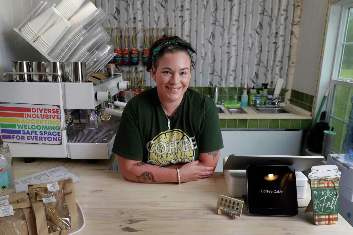 Story photo for Loyal customers helped rebuild Conroe's Coffee Cabin