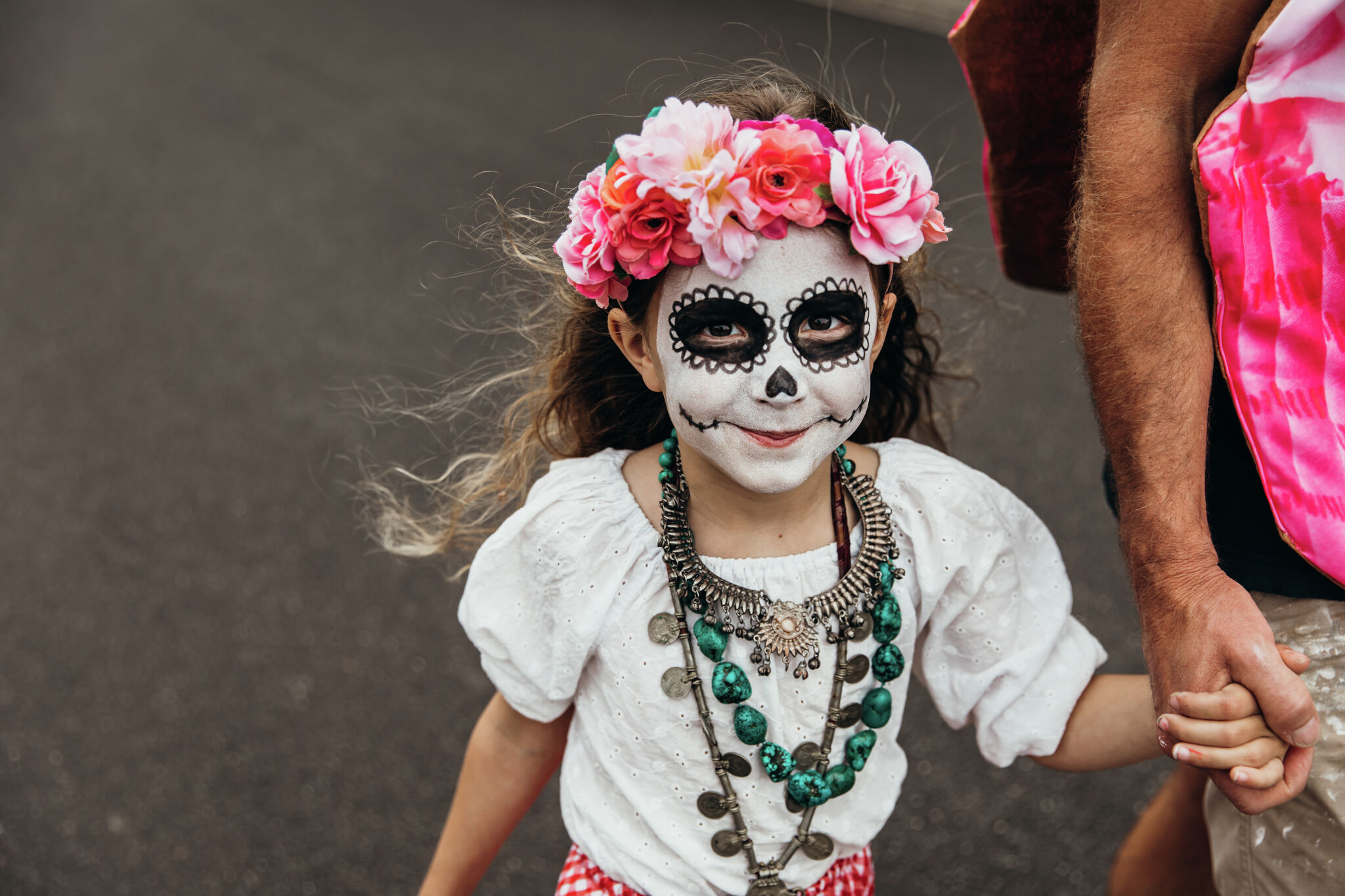 Astros dia de los muertos  Hair doo, Halloween face makeup