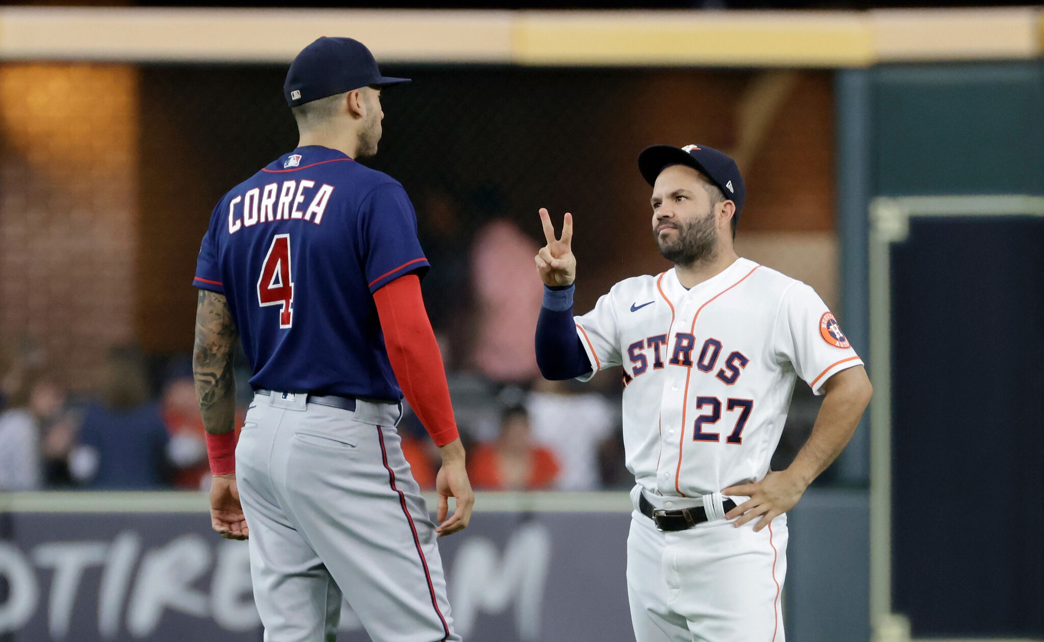 Carlos Correa & José Altuve  Houston astros baseball, Houston