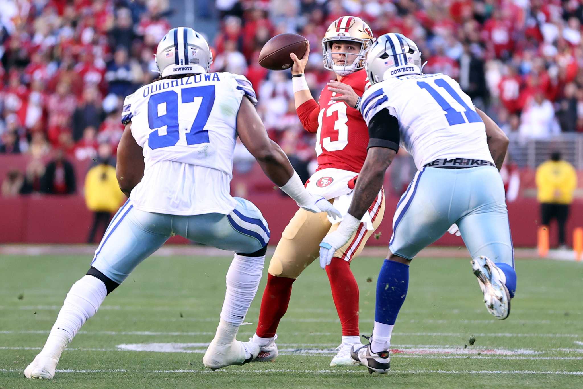 Cowboys don't pull off late miracle, fall to 49ers 19-12 in NFC