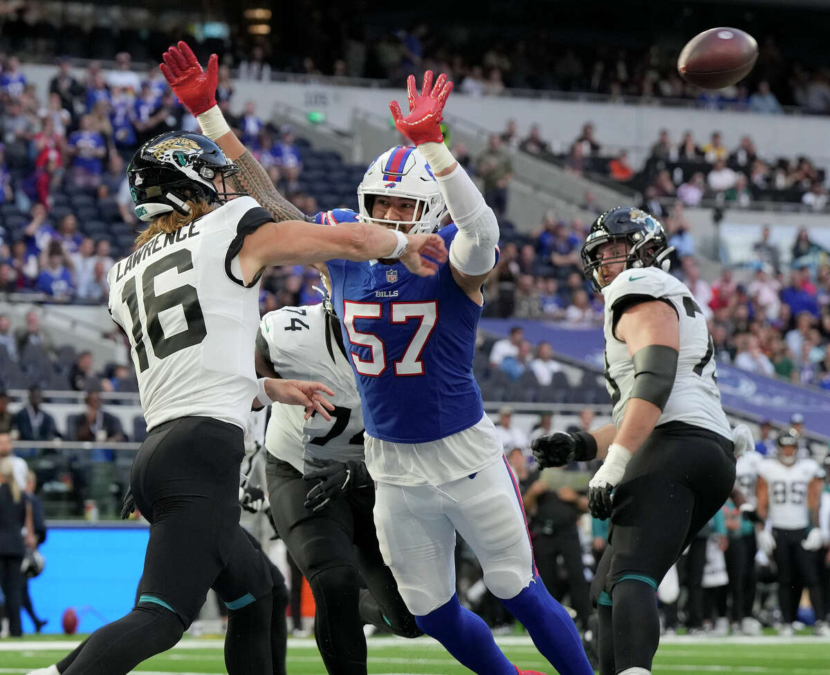 Buffalo Bills defensive end A.J. Epenesa (57) during the first