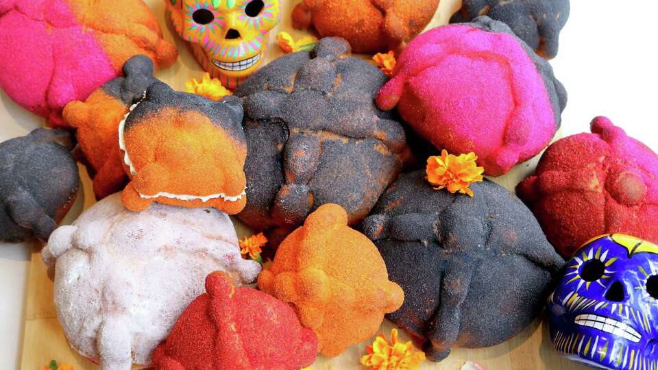 Hugo Ortega's Urbe restaurant will offer pan de muerto in two sizes as well as cream-filled pastries for Dia de los Muertos through Nov. 2.