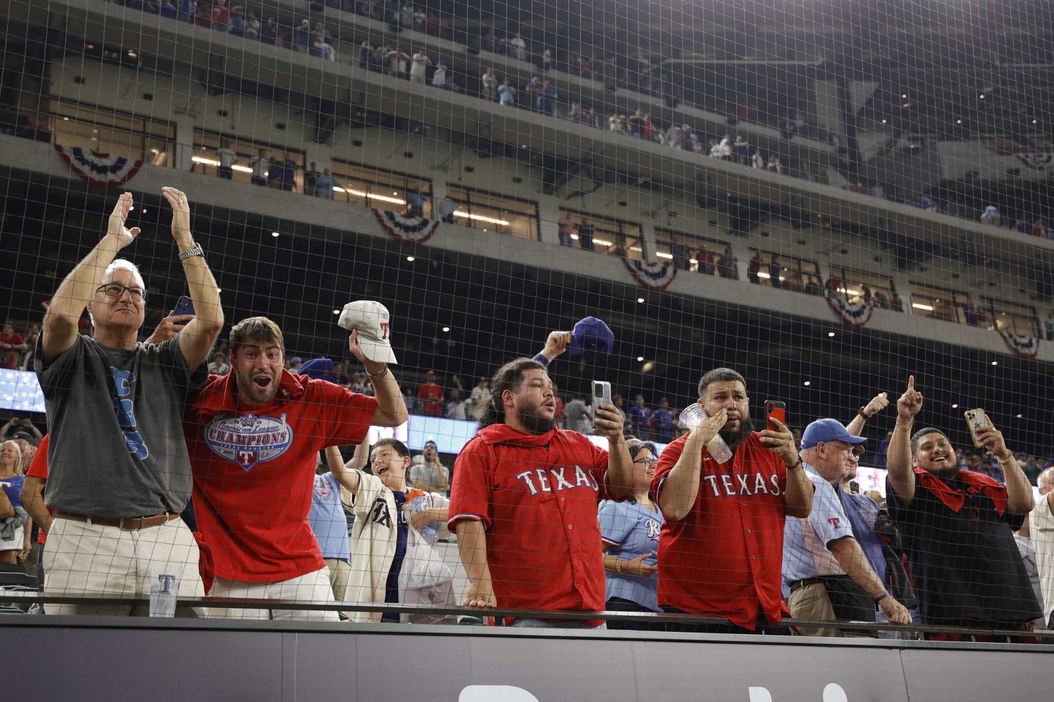 Fans Check Out Nearly Complete Globe Life Field in Arlington