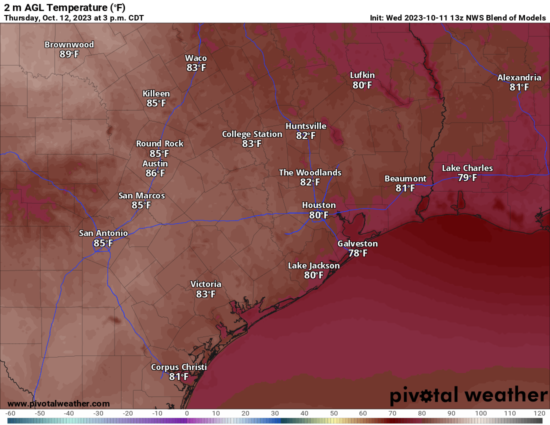 Another cold front will blow through San Antonio on Friday night