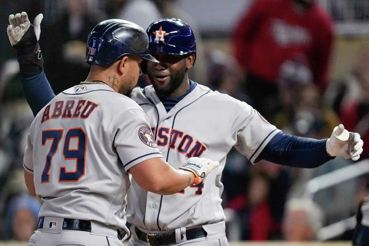 Abreu homers again to power Astros past Twins 3-2