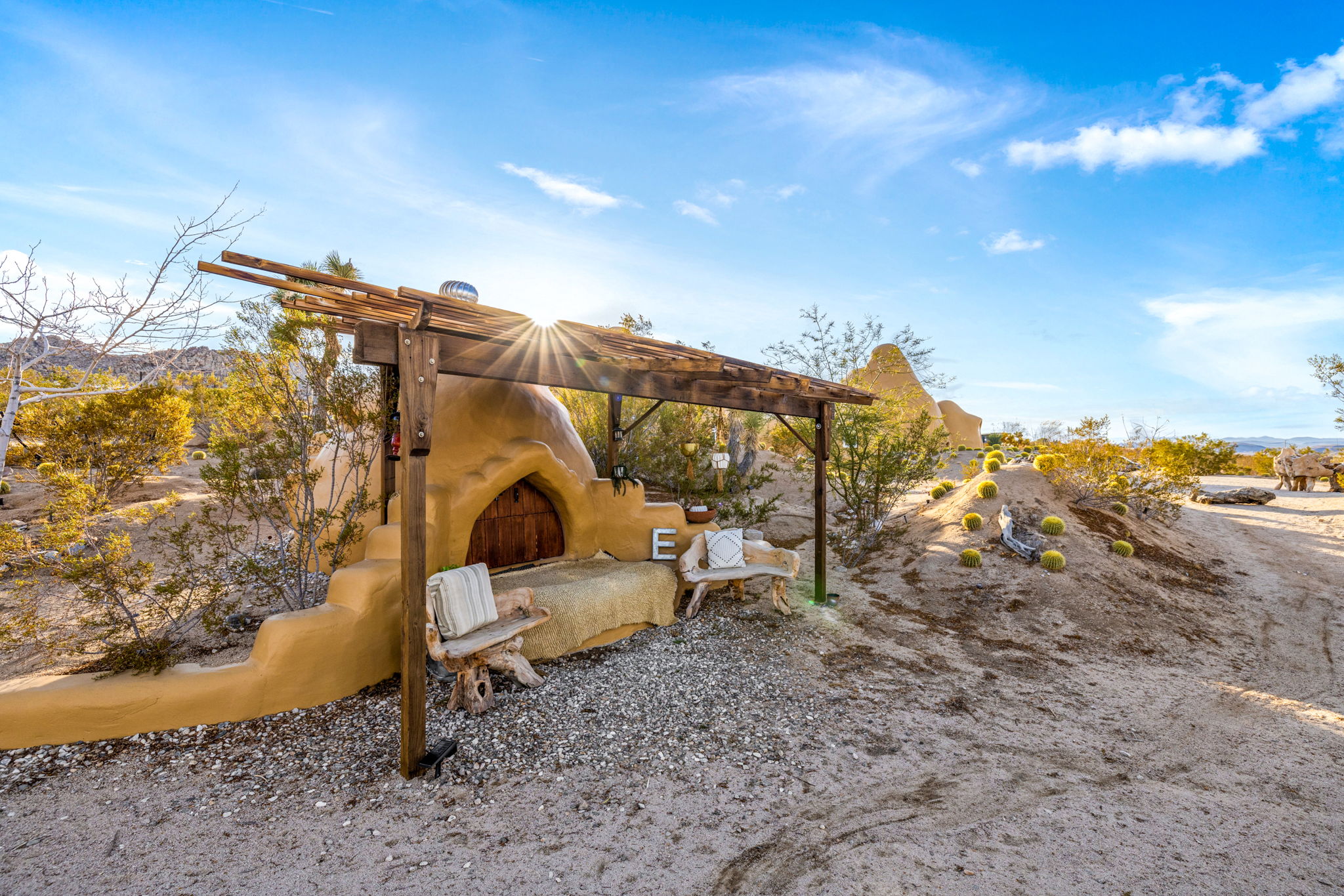 Domed fantasy village for sale in Joshua Tree for 1.8M