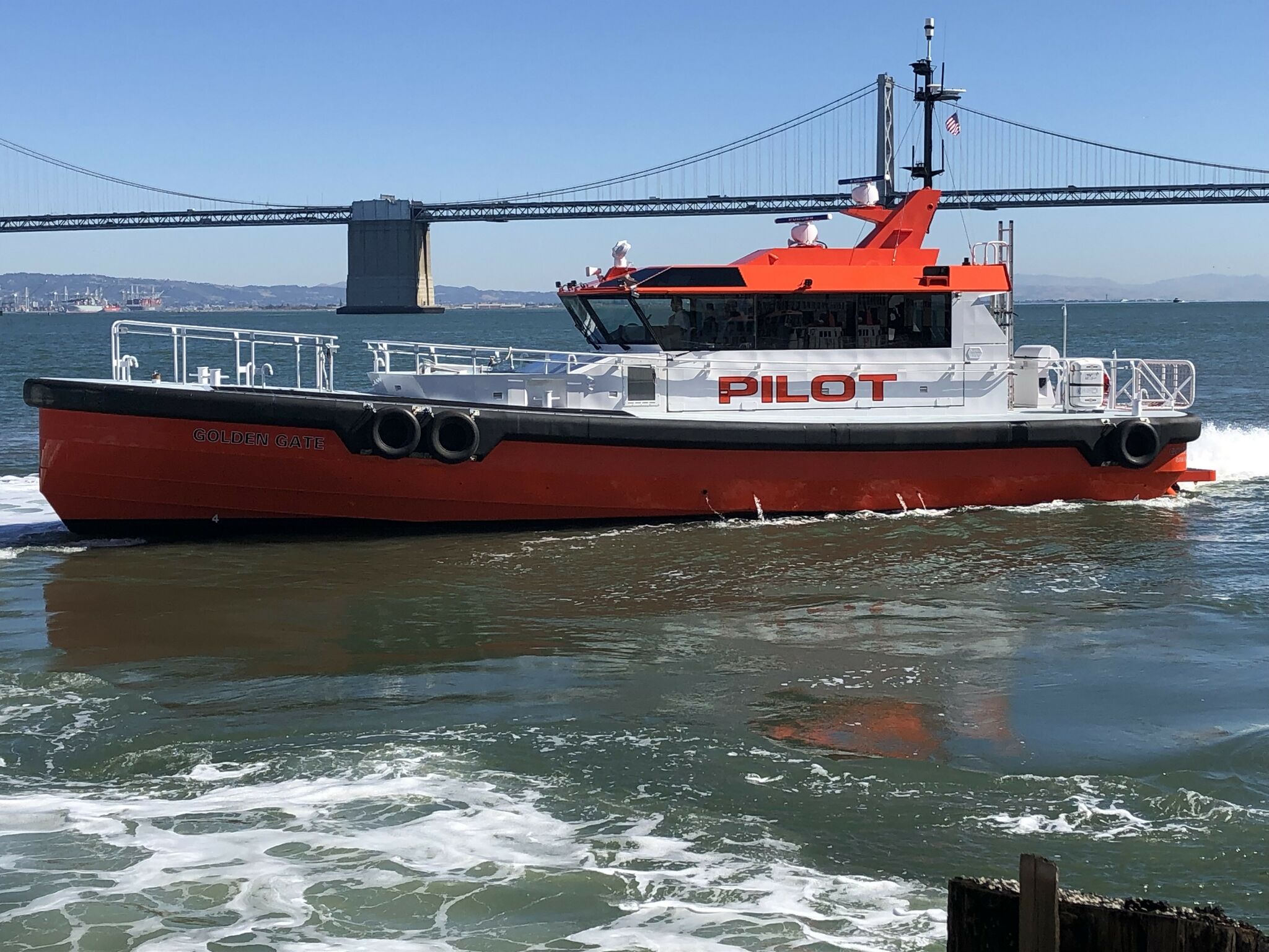见识旧金山航道引航员协会的价值900万美元的新船