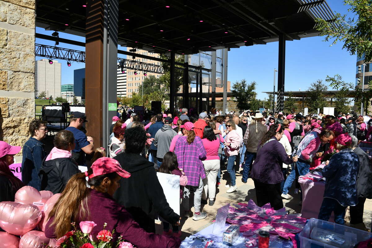 Scenes from the thirdannual Pink in the Park