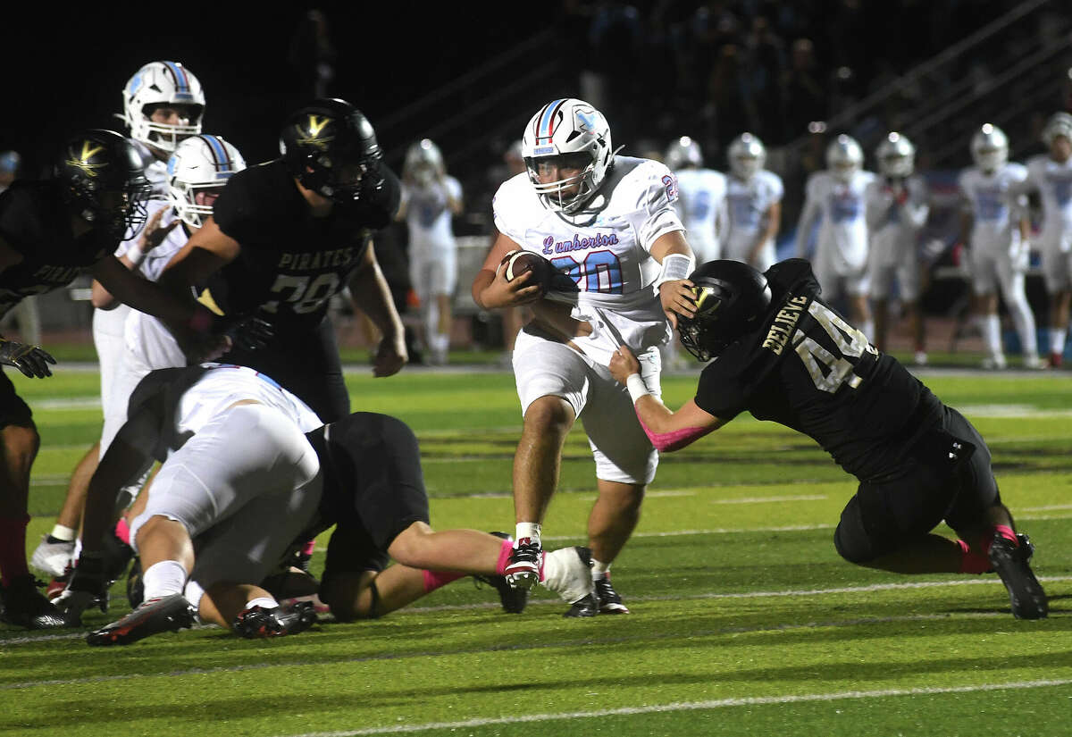 Vidor Pirates battled Lumberton on Friday the 13th homecoming