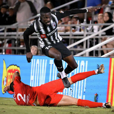 Indy Eleven vs San Antonio FC San Antonio FC, SAFC, USL, USL Championship, soccer, futbol, football, footy, sports, MLS Indy Eleven plays San Antonio FC during the second half of a USL Championship soccer match, Saturday, Oct. 14, 2023, at Toyota Field in San Antonio, Texas. The match ended in a 3-3 draw. (Darren Abate/USL Championship)