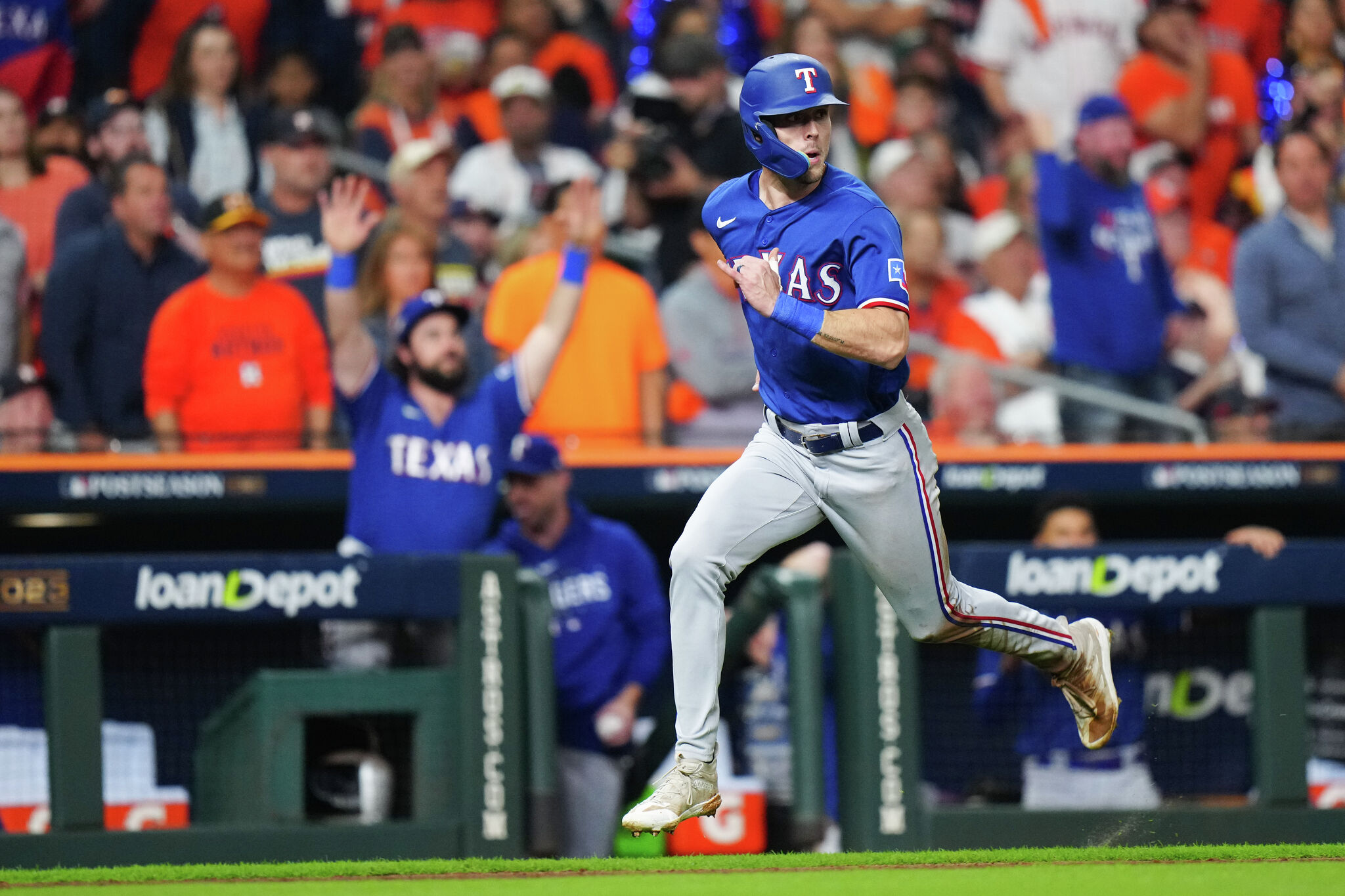 Thank God for Evan Carter': Rangers' 21-year-old savior does it again in Game  1 ALCS win