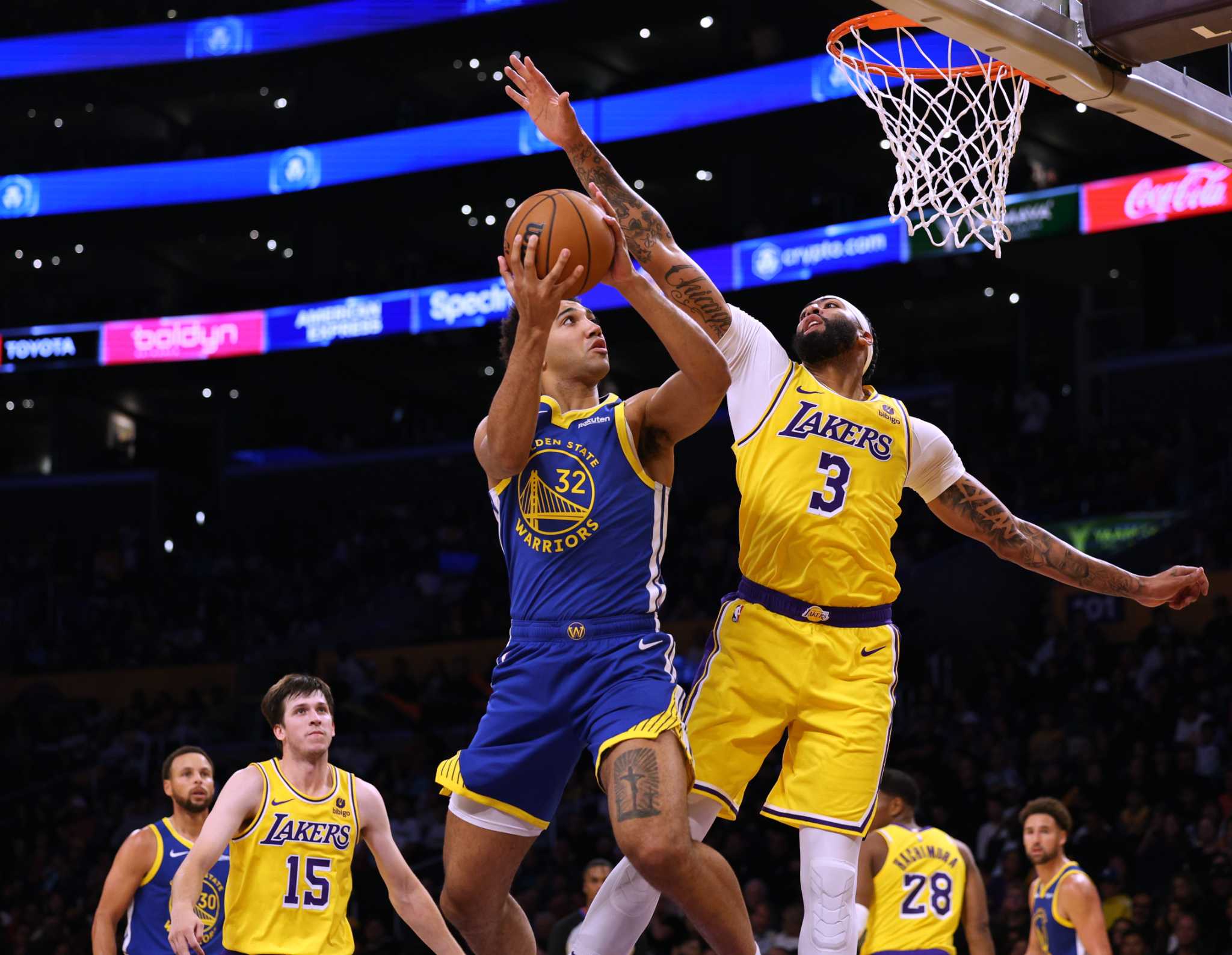 Warriors’ younger players thriving in preseason pressure situations
