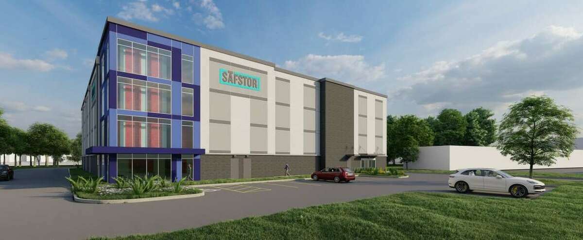 A rendering of a new self-storage building planned for Danbury at 94 Sand Pit Road.    