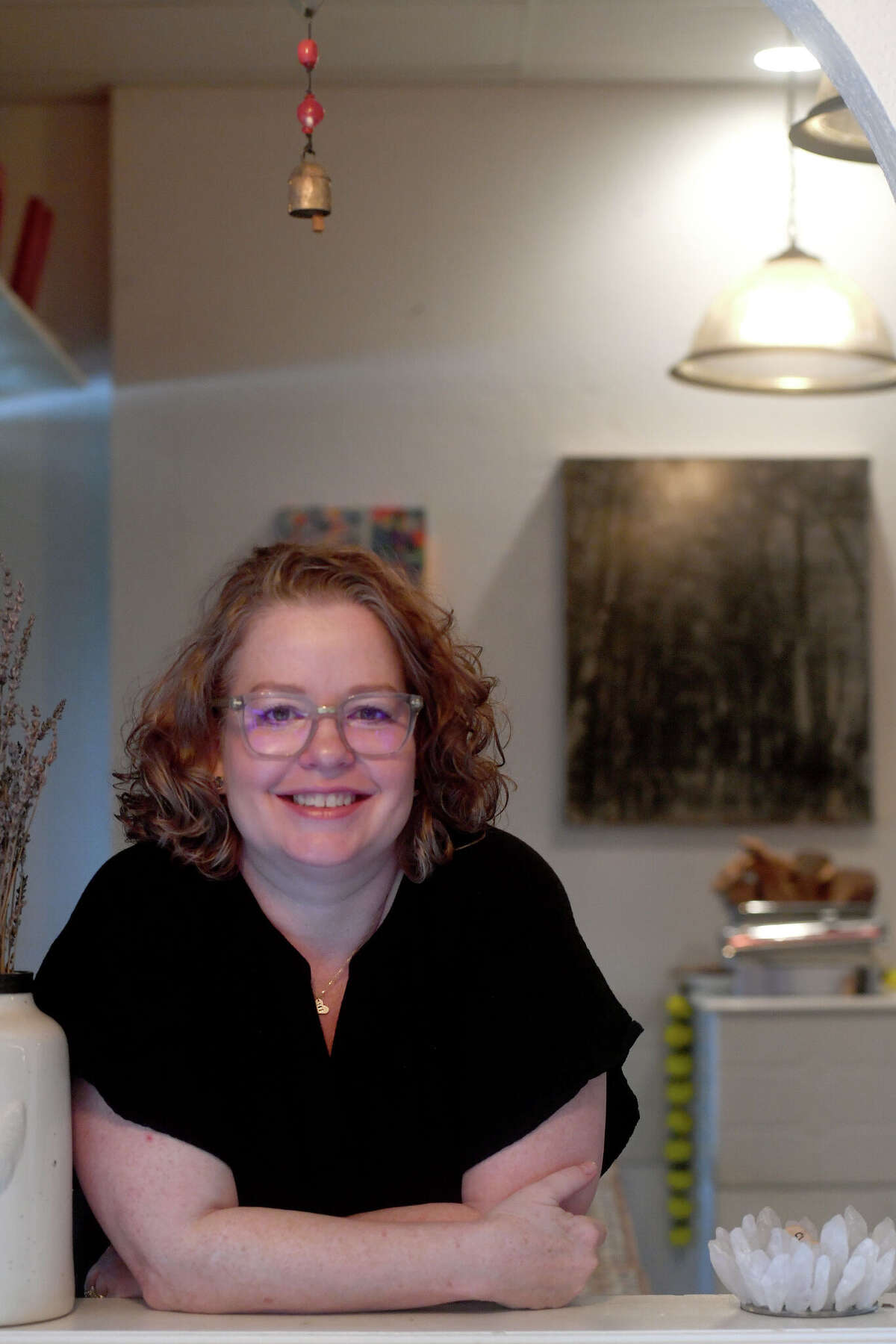 Monica's Restaurant owner, answers questions about the industry