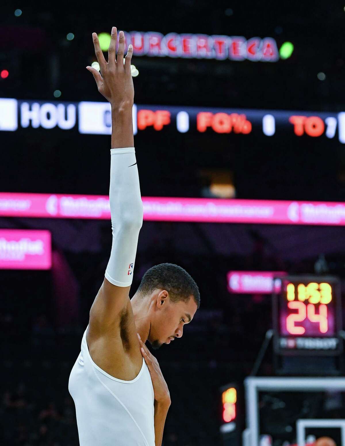 Victor Wembanyama scores 15 points to lead the Spurs past the Rockets  117-103