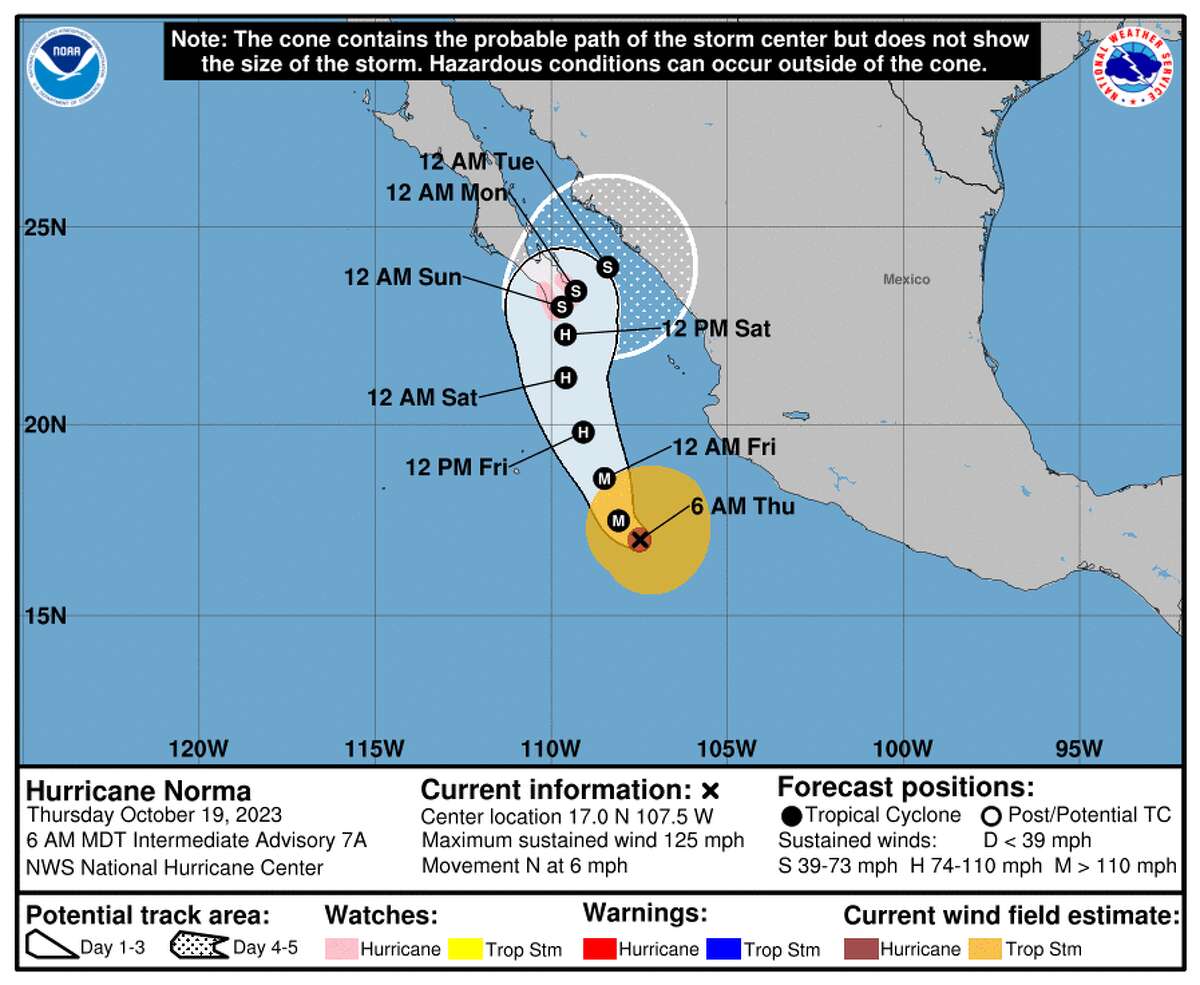 Hurricane Norma has formed Could it bring rain to San Antonio?