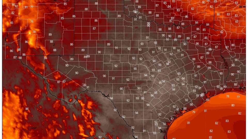 Temperatures across the Lone Star State will be warmer than what's typical for October. Many locations, including right here in Houston, will get into the lower 90s.