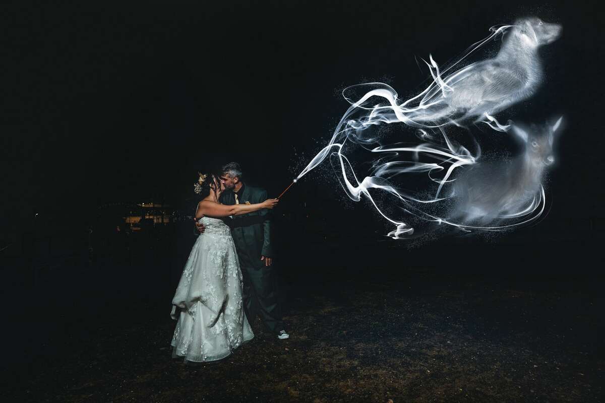 This Couple Celebrated a Harry Potter-Themed Wedding -- And It Was Magical!