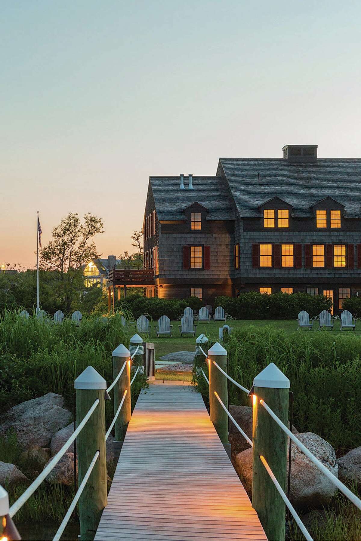 Sunset at the Weekapaug Inn
