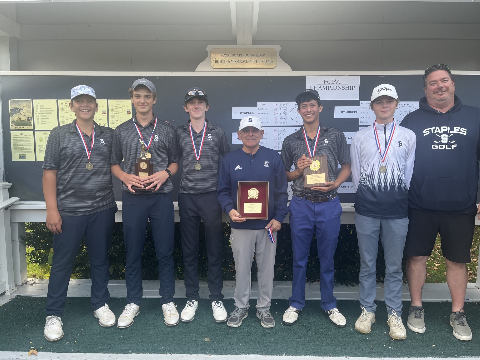 Staples (FCIAC), Glastonbury (CCC) and Newtown (SWC) win golf titles
